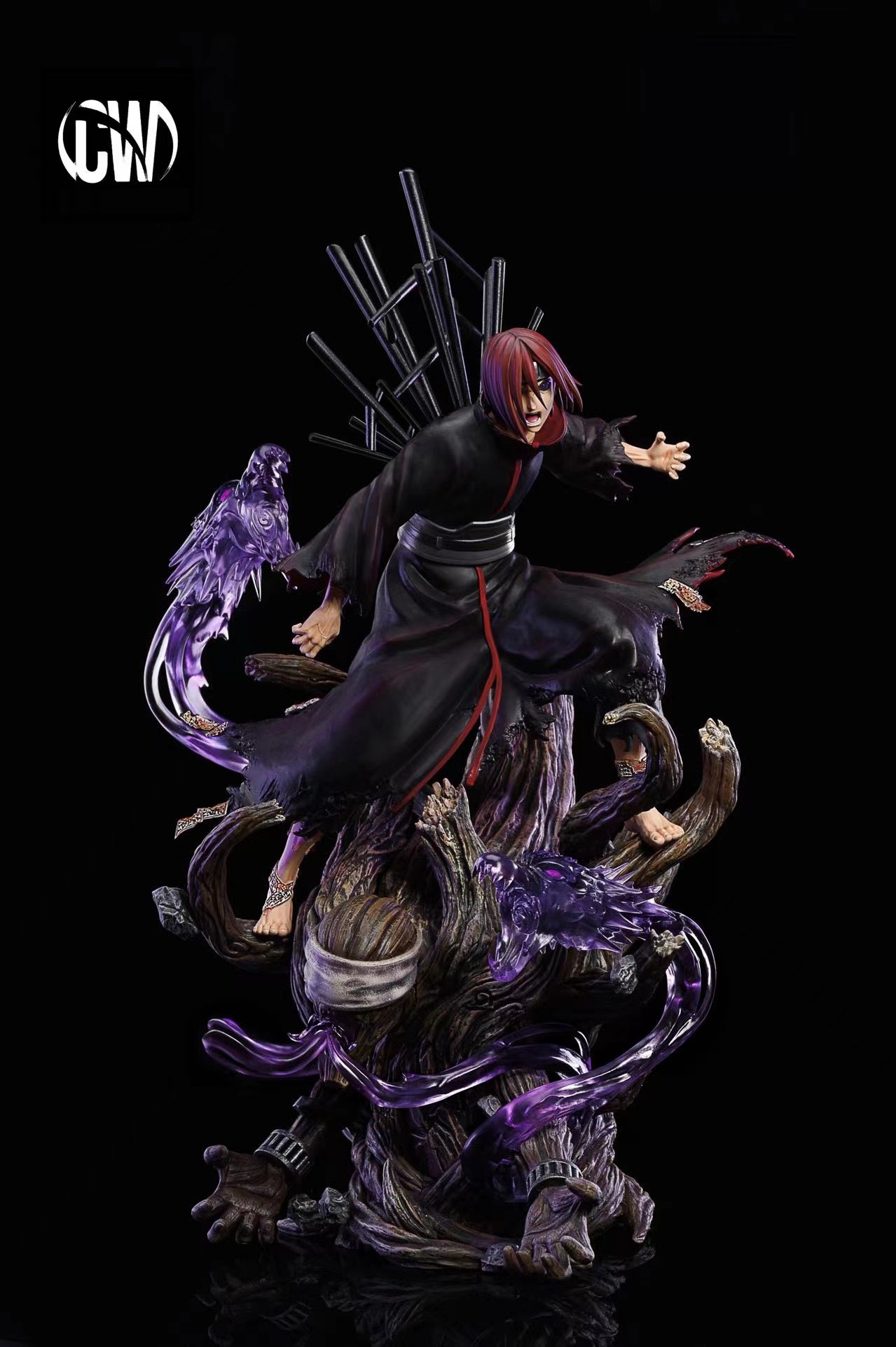 瘾君子 cw 名场面 晓组织 战损系列 长门 火影忍者gk手办雕像