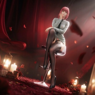 瘾君子 BB GIRL  Studio 电锯人 玛奇玛 限量gk模型玩具手办雕像