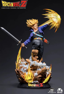 未来战士 龙珠Z 开天 手办模型 赛亚人 限量雕像 特兰克斯 瘾君子