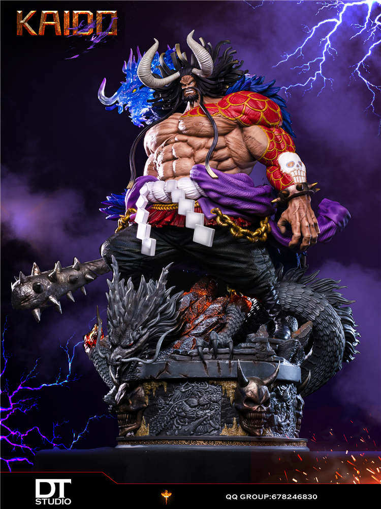 瘾君子 dt 最强凯多 四皇 鬼岛凯多 海贼王 限量gk手办雕像模型