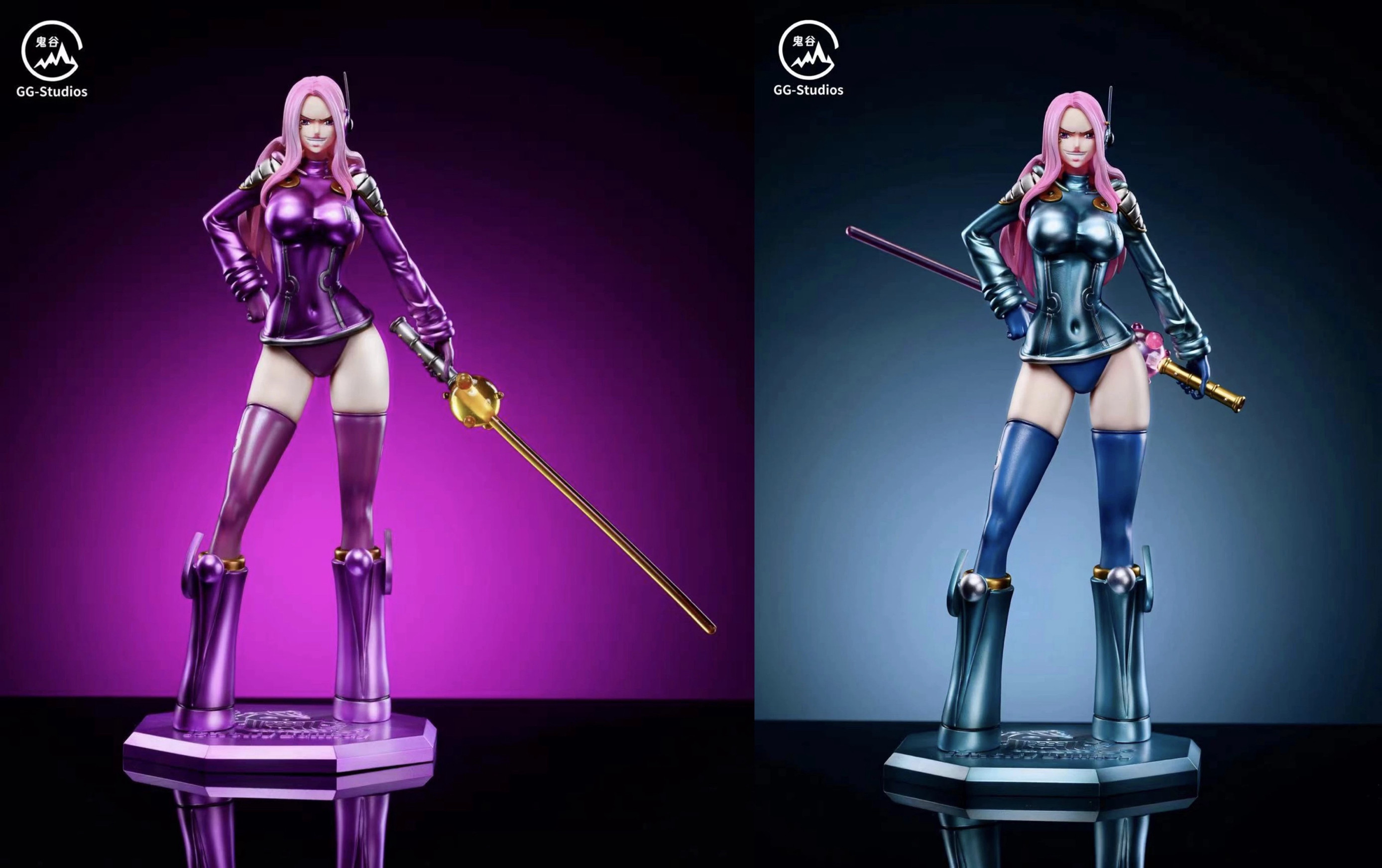 瘾君子 GG Studios 鬼谷 蛋尖岛 波尼 波妮 海贼王 限量手办雕像