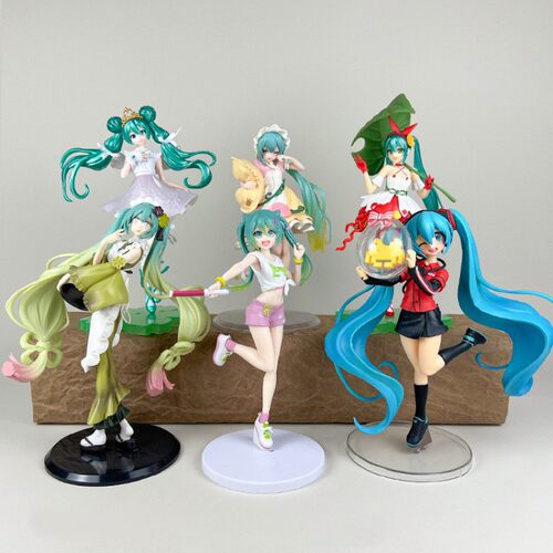 初音未来动漫手办水冰月美少女蕾姆拉姆穹妹二次元公仔模型摆件批