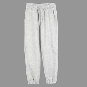 鸟男装美式黑灰色卫裤春秋宽松男女同款情侣抽绳束脚休闲运动裤子