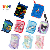 韩国winghouse儿童钱包男童小学生挂绳钱包女小孩卡通零钱夹皮夹