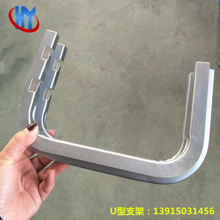 网格桥架配件u型支架 u型电缆支架 网格电缆桥架支架 定制