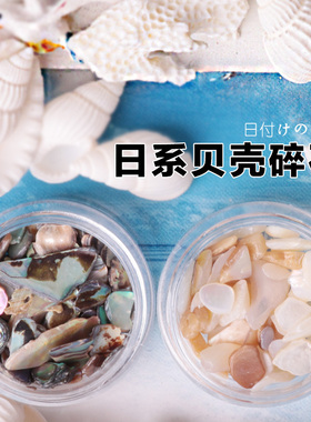 天然贝壳碎石片成品不规则石头