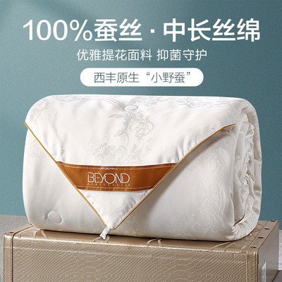 博洋100%蚕丝春秋夏冬被子母被芯