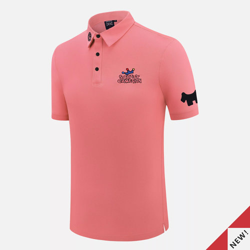 新款高尔夫男士运动polo翻领短袖夏季透气上衣休闲速干T恤