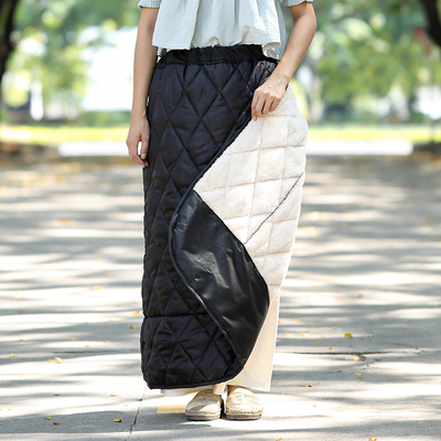 护腿围裙半身裙防水电动车挡风被