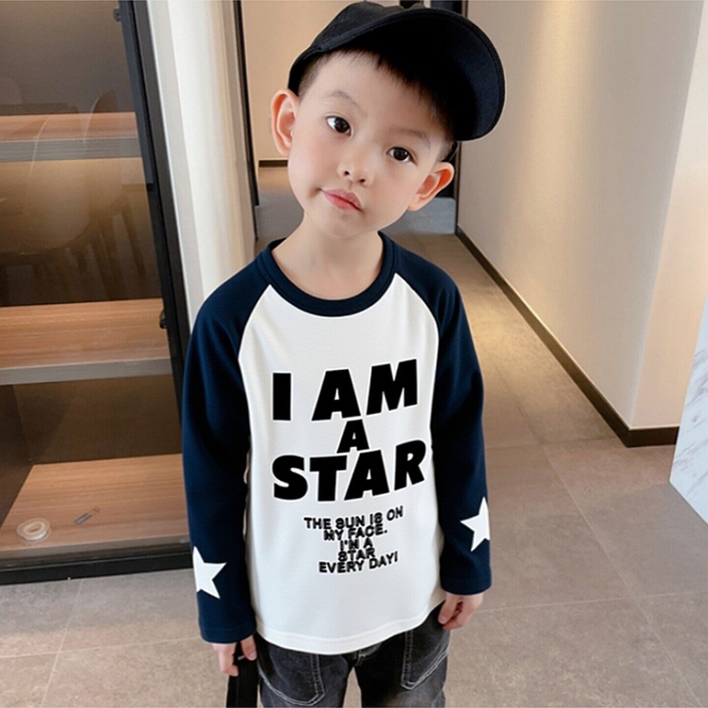 品牌折扣外贸童装春季新款宝宝衣服男童纯棉打底衫儿童长袖T恤潮