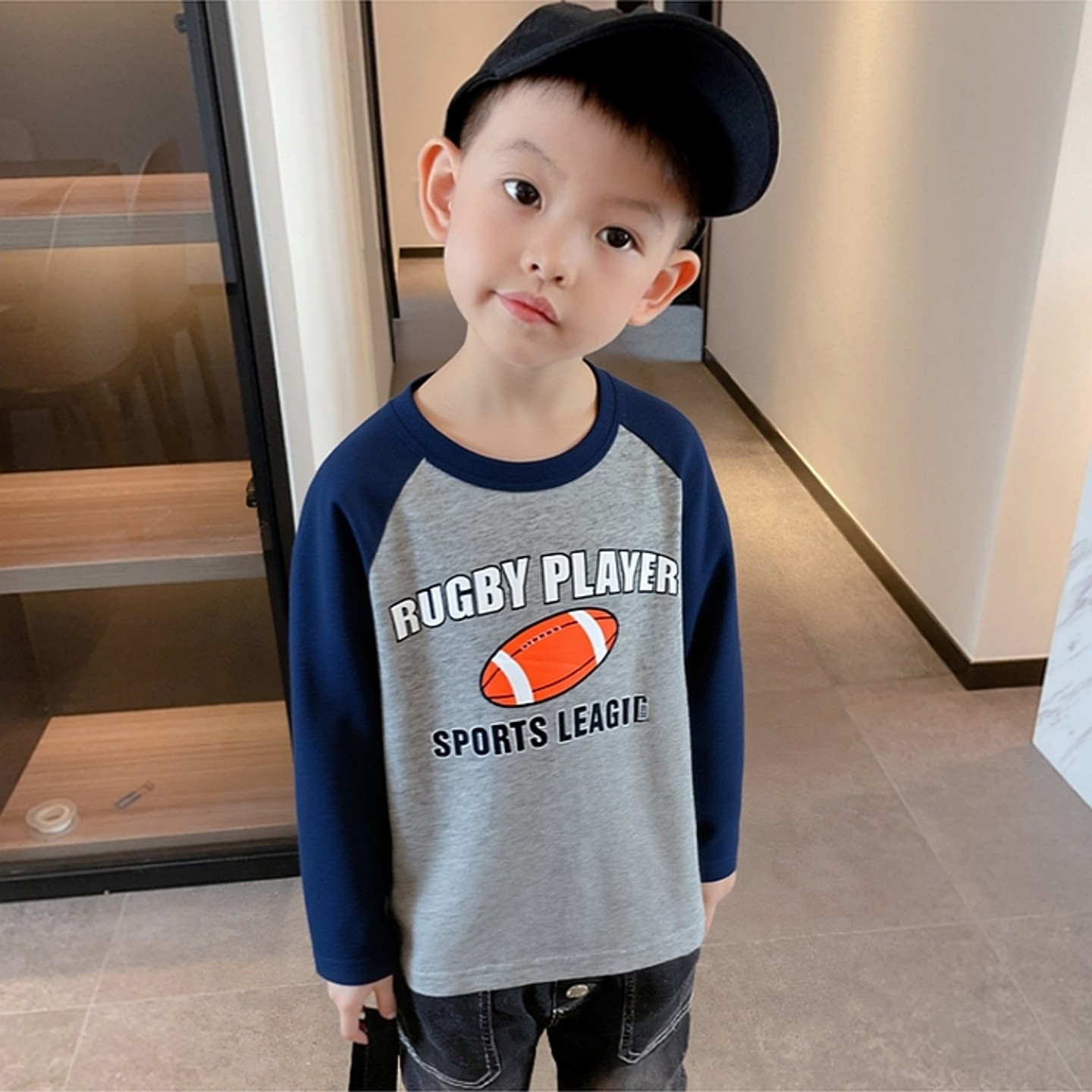 27kids品牌童装2026春季新款儿童打底衫宝宝衣服男童纯棉长袖T恤