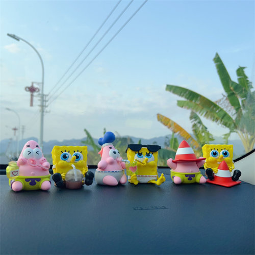 汽车摆件装饰派大星海绵宝宝