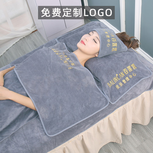美容院毛巾包头巾铺床巾定制LOGO