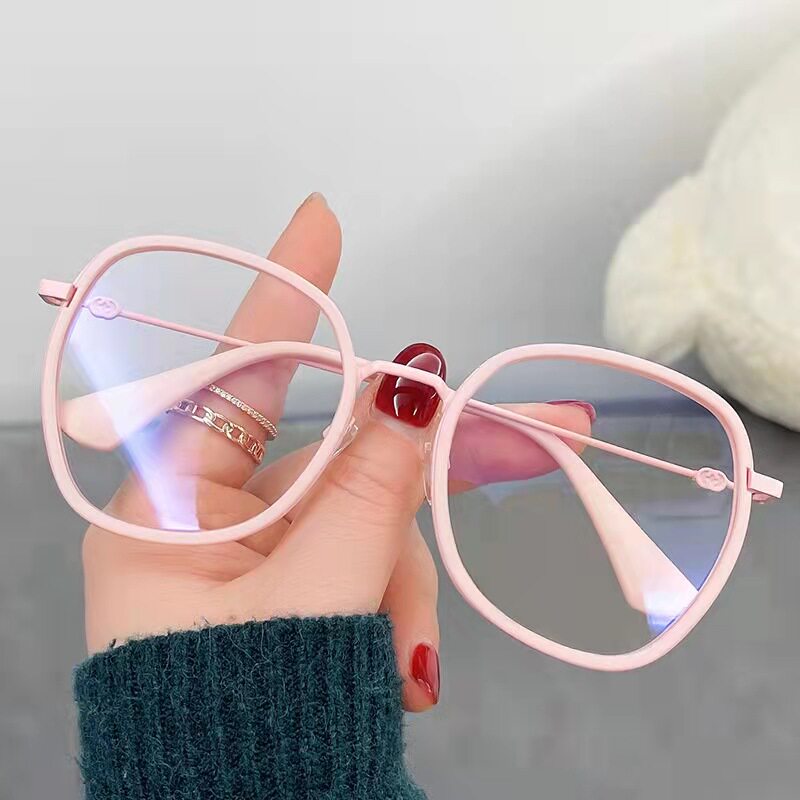 时尚年轻大框老花镜男女通用高清舒适防蓝光抗辐射网红老视眼镜