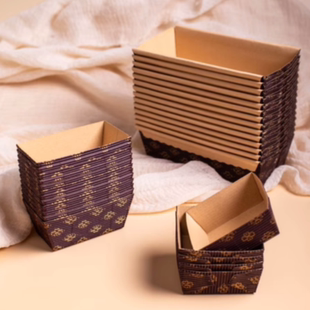 长方形瓦楞面包蛋糕吐司模具北海道潘娜托尼模具磅蛋糕布朗尼模具