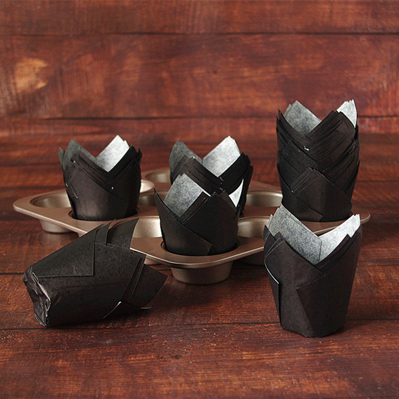 大号防油烘焙蛋糕火焰杯纸杯黑色字母防油纸托郁金香英文报纸纸杯,厨房/烹饪用具,烘焙用纸,淘宝优惠券,粉丝福利购,淘宝优惠卷