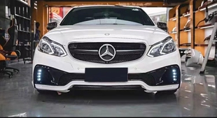 适用14 E63AMG大包围前杠后杠侧裙 16奔驰E级W212E200260300改装