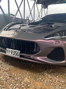 适用于玛莎拉蒂GT GTS升级老改新Zeda前杠大包围GT改装碳纤维机盖