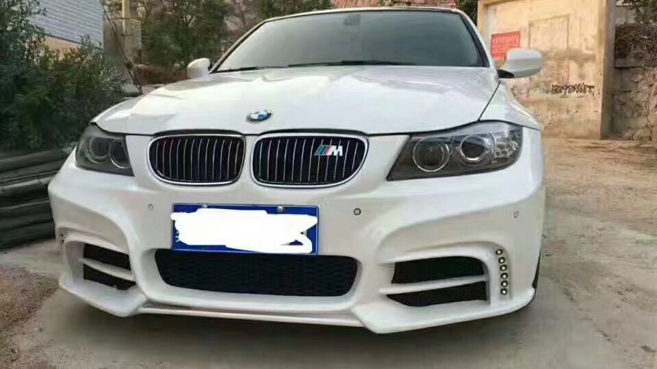 适用05-12宝马3系E90改装狼炎款大包围320i 325i 318i前后杠侧裙