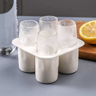 酒吧冰杯野格炸弹制冰格 冷冻冰块酒杯模具瀑布冰美式 制作工具套装