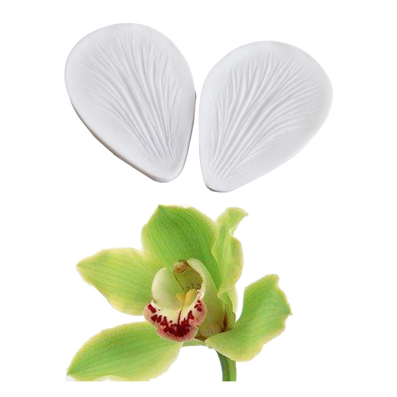 惠兰花粘土威化纸软陶翻糖硅胶模具花瓣花朵模型手工diy烘培工具