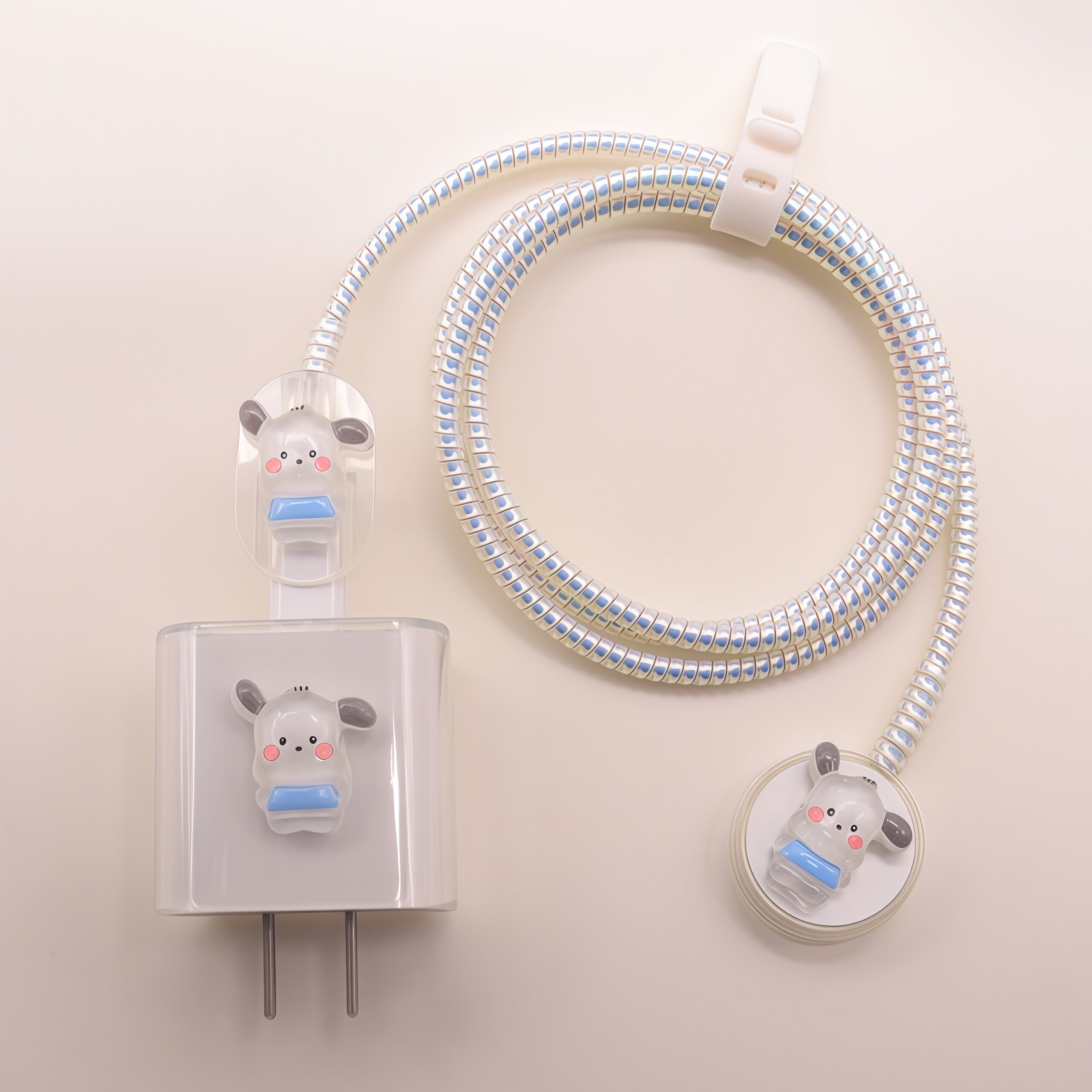 适用苹果watchS11手表充电线保护套S10磁力头壳S8数据线S7缠绕绳