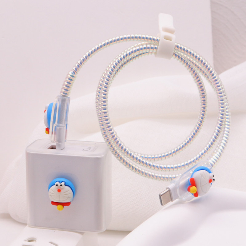 适用华为66W充电器软壳mate70 mateX6 Pura70数据线保护套绕线绳