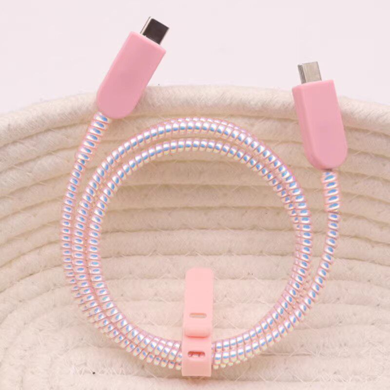 iphone数据线保护套16适用苹果快充17promax充电线硅胶套15防折断