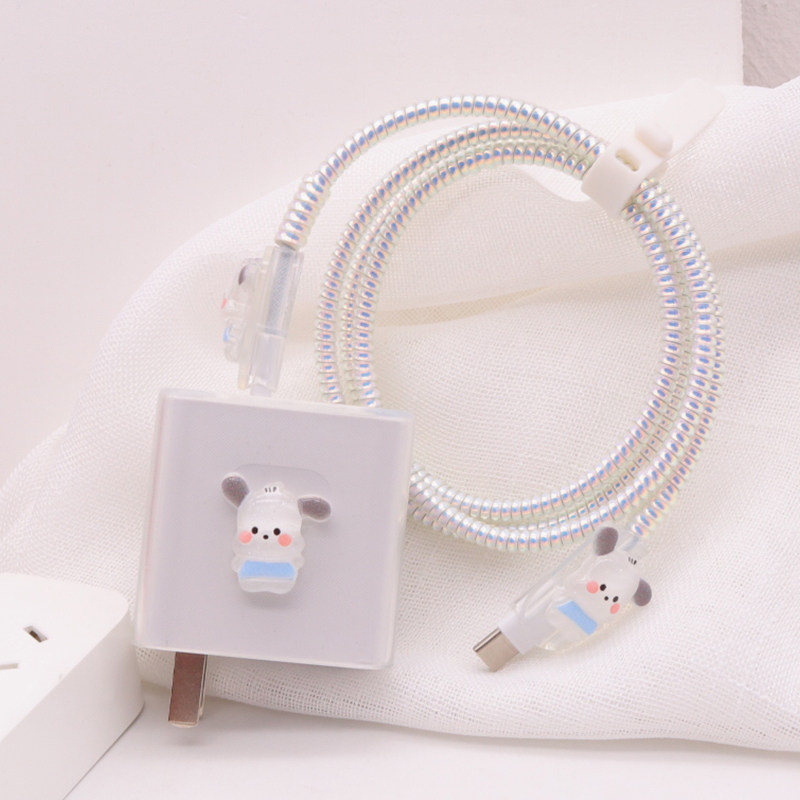 适用华为数据线保护套magic7/nova13平板matepad充电器100W绕线绳