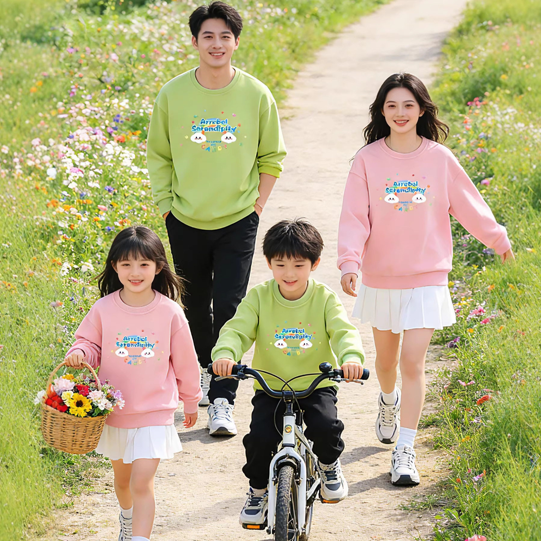 2026年春季新款家庭亲子装高亲子装/亲子时装