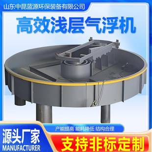 浅层气浮机水处理印染生活食品加工厂污水处理设备造纸浆粕全自动