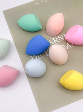 超级福利  美妆蛋不吃粉化妆蛋干湿两用海绵粉扑超软细腻斜切刀切