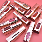 9.9 包邮 叠涂透明唇蜜变色水润光镜面唇釉哑光提亮果冻嘟嘟玻璃唇