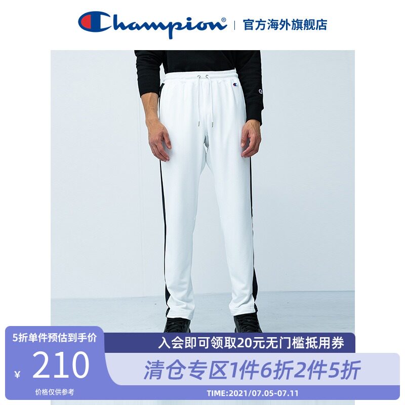 Champion冠军男士潮流休闲宽松简约百搭草字LOGO夏季运动修身裤子|ruв категории Мужская одежда, брюки - от Buy2taobao.com для оказания профессиональной услуги покупки агента Taobao