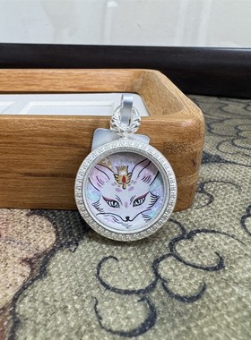 【K000761】西藏热贡尼泊尔纯手绘九尾狐唐卡吊坠2.0