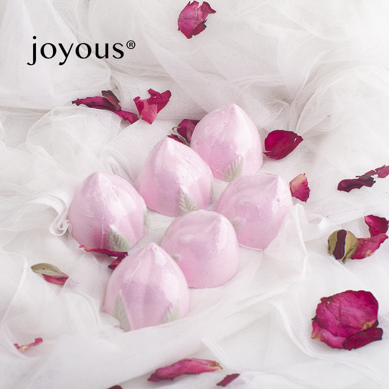 joyous水蜜桃泡澡球6颗装泡泡浴 润肤泡澡高泡沐浴液 香体泡泡