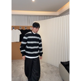 500g双层复合高克重条纹卫衣D212WY002P85，男装卫衣，电商D212