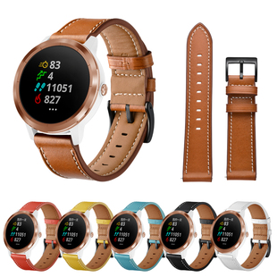 Forerunner645 适配佳明vivoactive vivomove 245真皮手表带