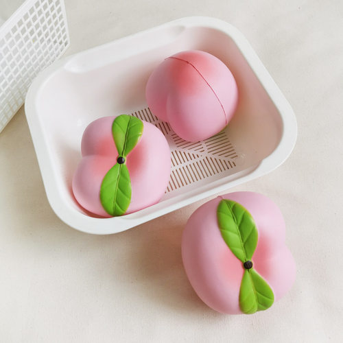 高品质柔软回弹桃子squishy