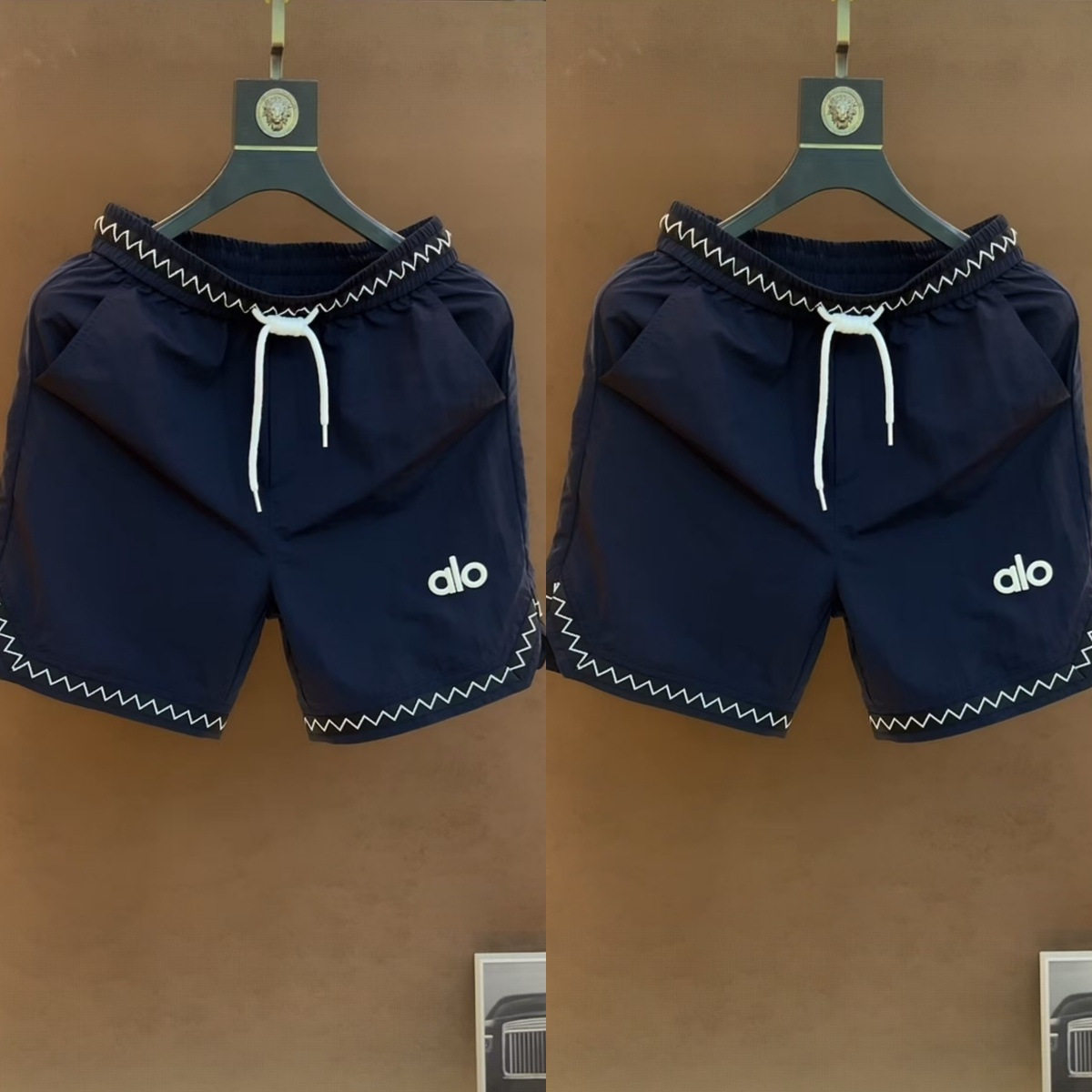 夏季新款高级感2026男裤子痞帅男士ALO休闲百搭宽松薄款透气短裤,男装,短裤,淘宝优惠券,粉丝福利购,淘宝优惠卷