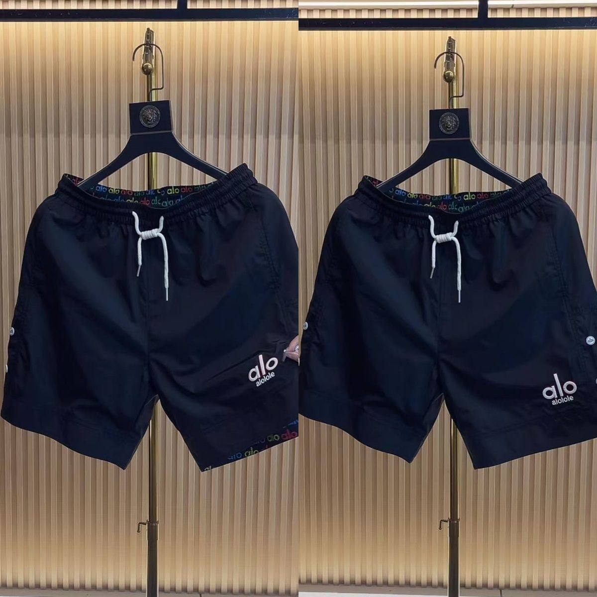 夏季新款ALO运动裤子2026男装阿洛男士小众男款跑步百搭休闲短裤,男装,短裤,淘宝优惠券,粉丝福利购,淘宝优惠卷