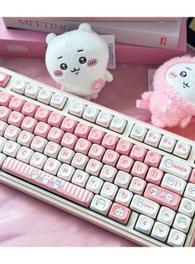 吉伊卡哇键帽chiikawaMOA高度小八MAC乌萨奇HI8 F99 104F87 G75