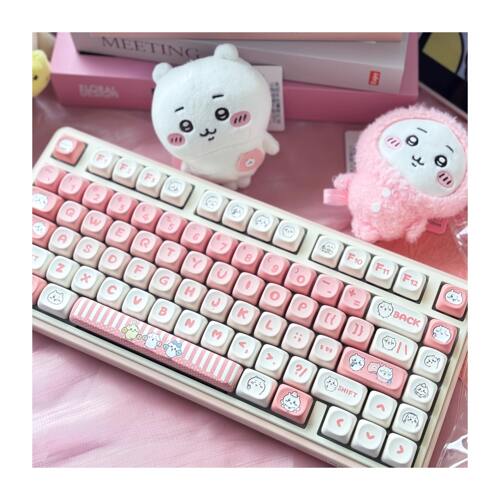 吉伊卡哇键帽chiikawaMOA高度小八MAC乌萨奇HI8 F99 104F87 G75