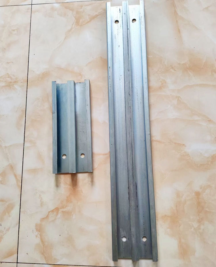 密集货架不锈钢轨道铝合金地轨镀锌导轨摇臂柜路轨带护坡斜坡铁轨