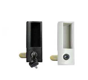 档案柜塑料拉手 资料柜橱柜柜门把手抽屉扣手 钢柜箱柜带锁把手