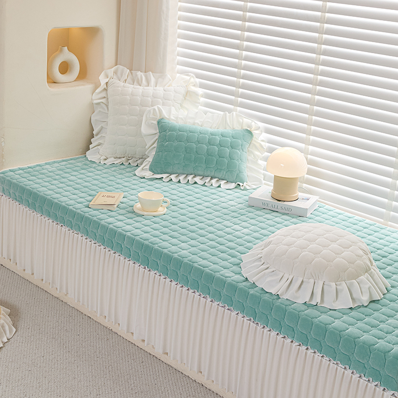 飘窗垫2025新款四季通用窗台垫改造神器简约裙摆阳台垫子防滑定制