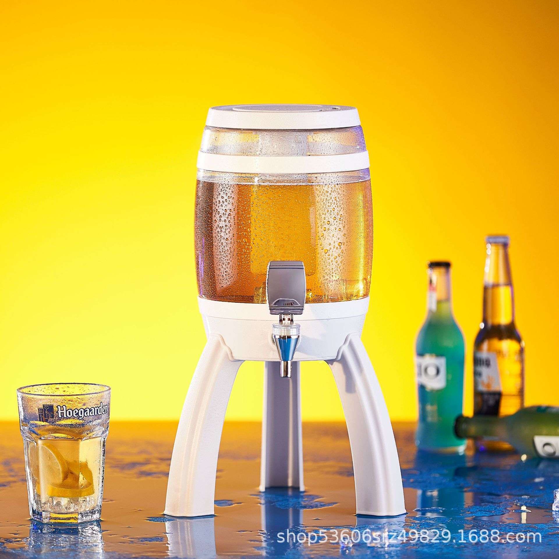 啤酒桶酒 炮酒吧专用七彩灯光3升可充电商用大排档用啤酒塔做logo