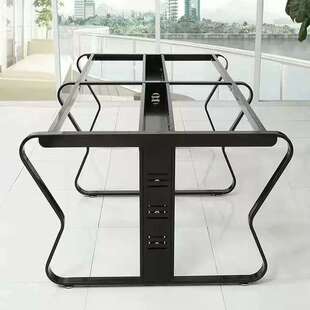 组合屏风办公桌脚 办公桌腿 办公桌铁支架 热卖 会议桌架蝴蝶钢架