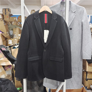 【GR系列男装双面呢大衣冬季新款便西820375/AJ2-1-4