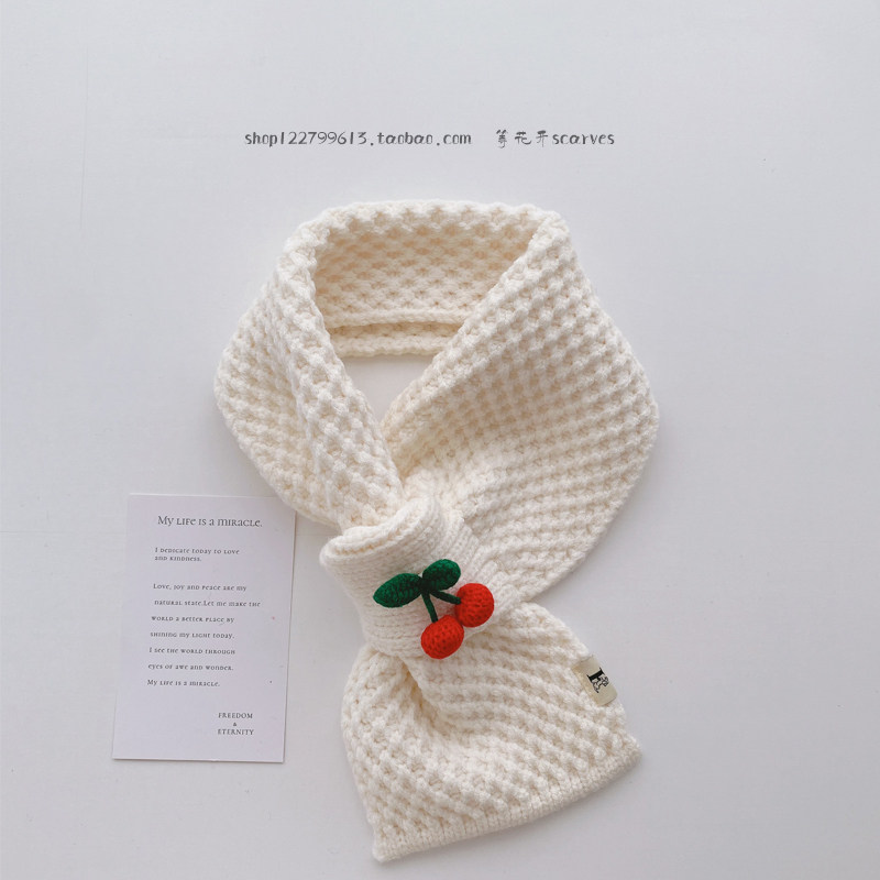 纯色小围巾樱桃秋冬短款交叉针织围脖韩版亲肤百搭毛线保暖懒人,服饰配件/皮带/帽子/围巾,围巾/丝巾/披肩,淘宝优惠券,粉丝福利购,淘宝优惠卷